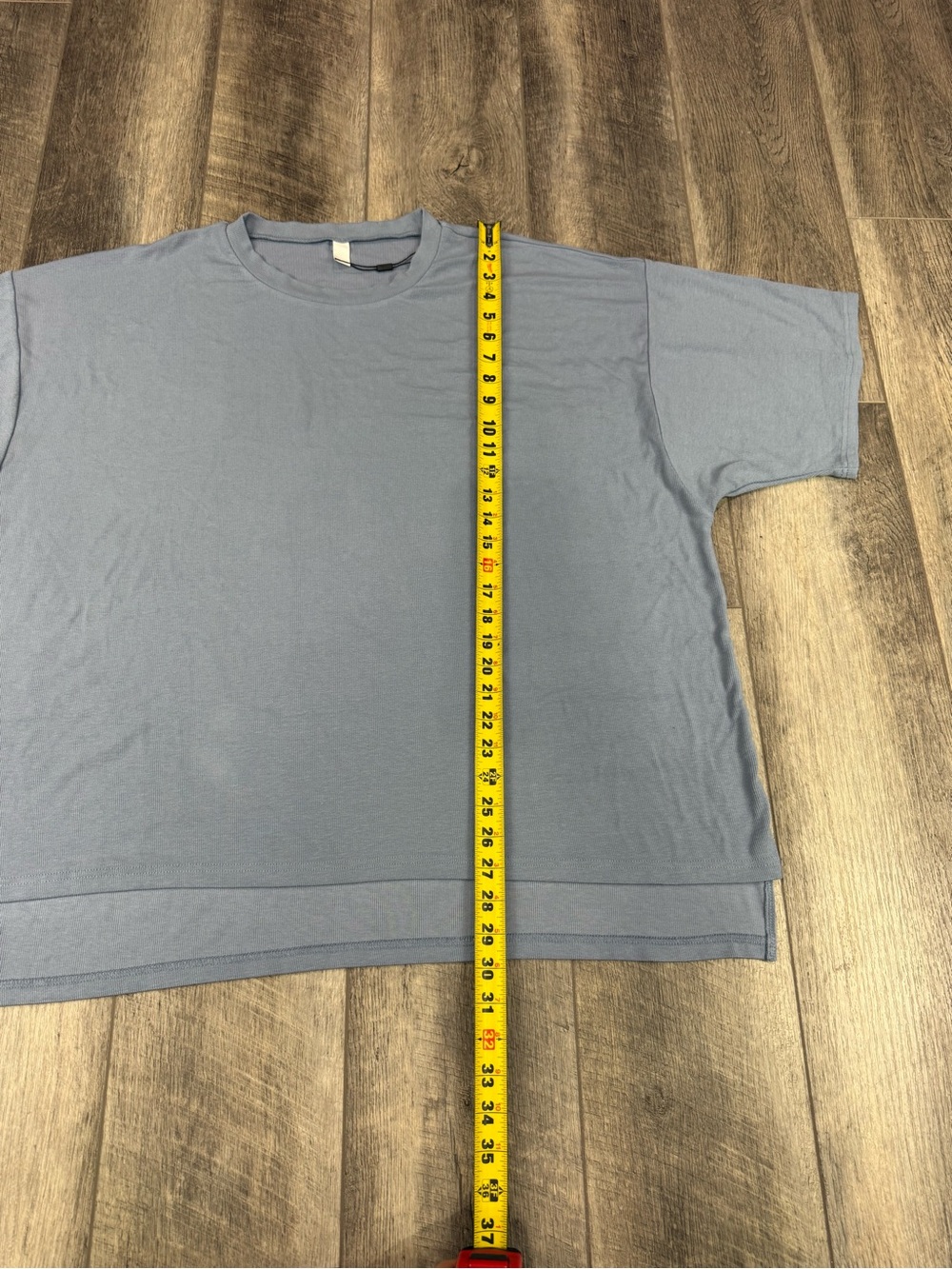Foxy Kind Blue Ribbed Top - Picture 11 of 12